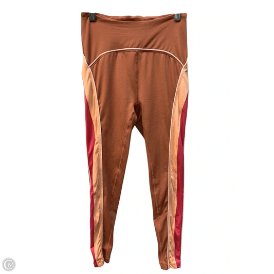 Athletic Leggings By Free People In Orange, Size: S