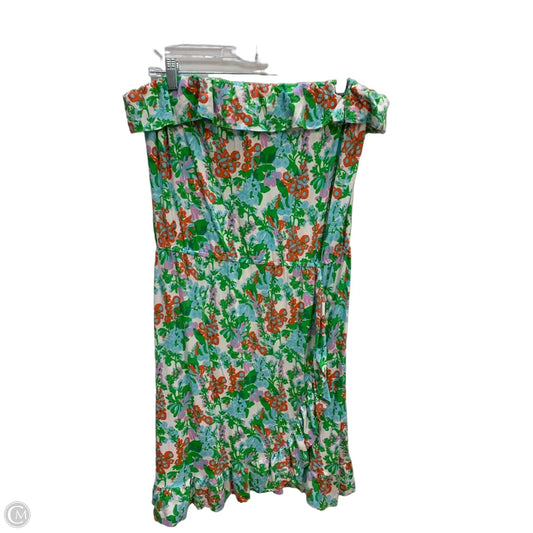 Dress Designer By Lilly Pulitzer In Floral Print, Size: Xl