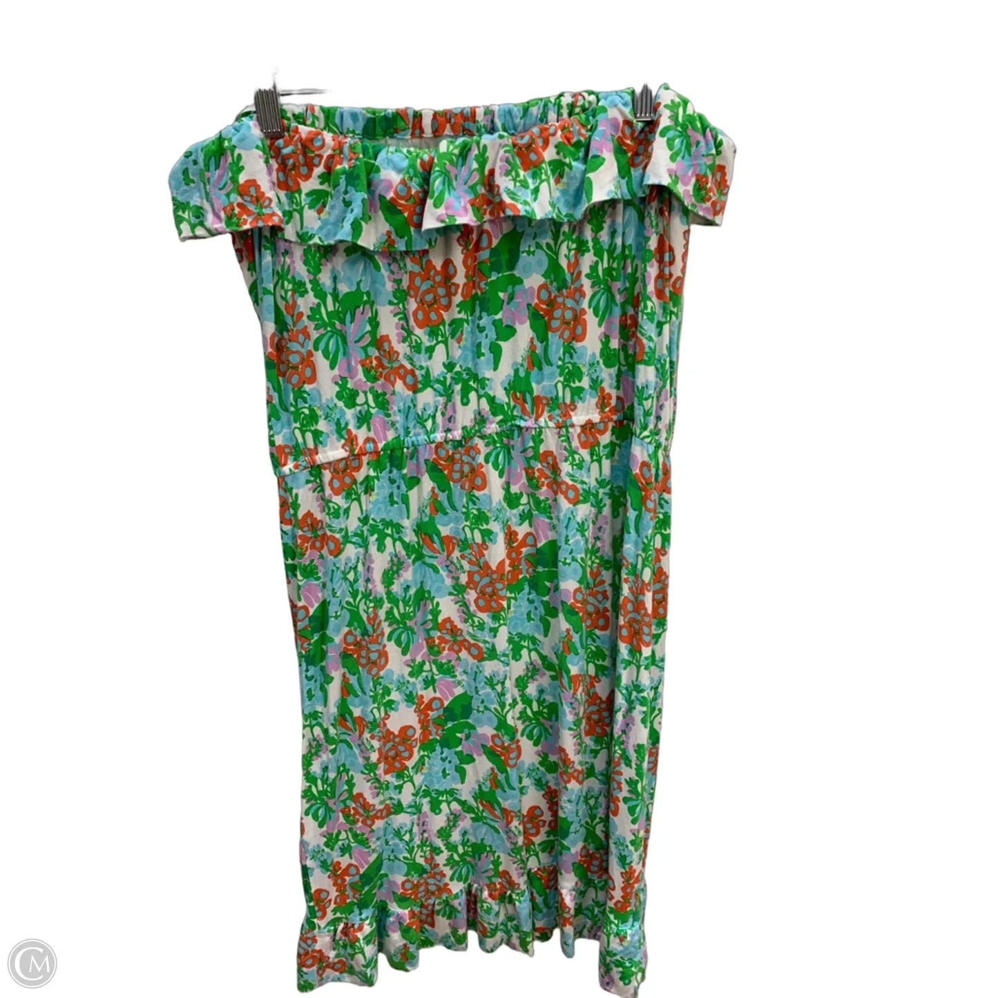 Dress Designer By Lilly Pulitzer In Floral Print, Size: Xl