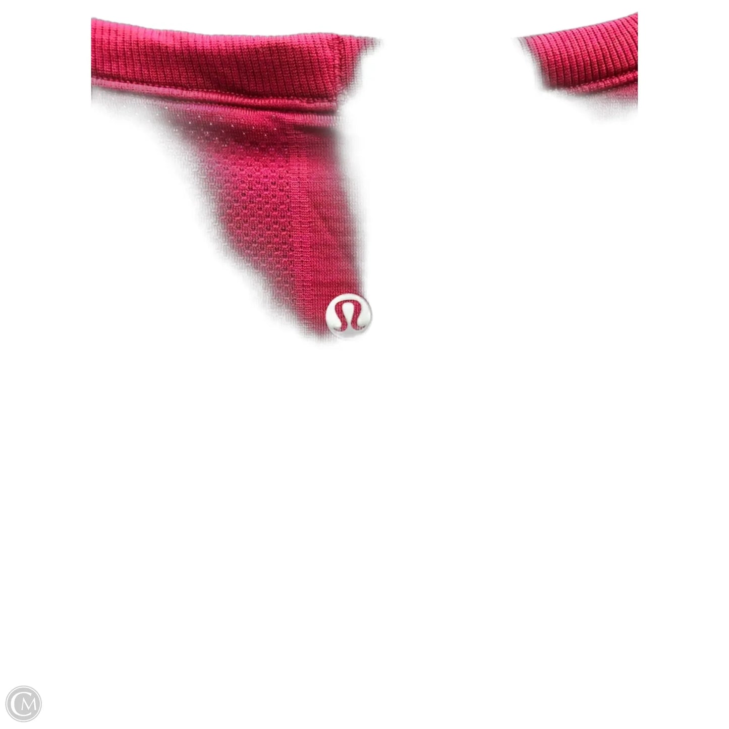 Athletic Top Short Sleeve By Lululemon In Maroon, Size: L