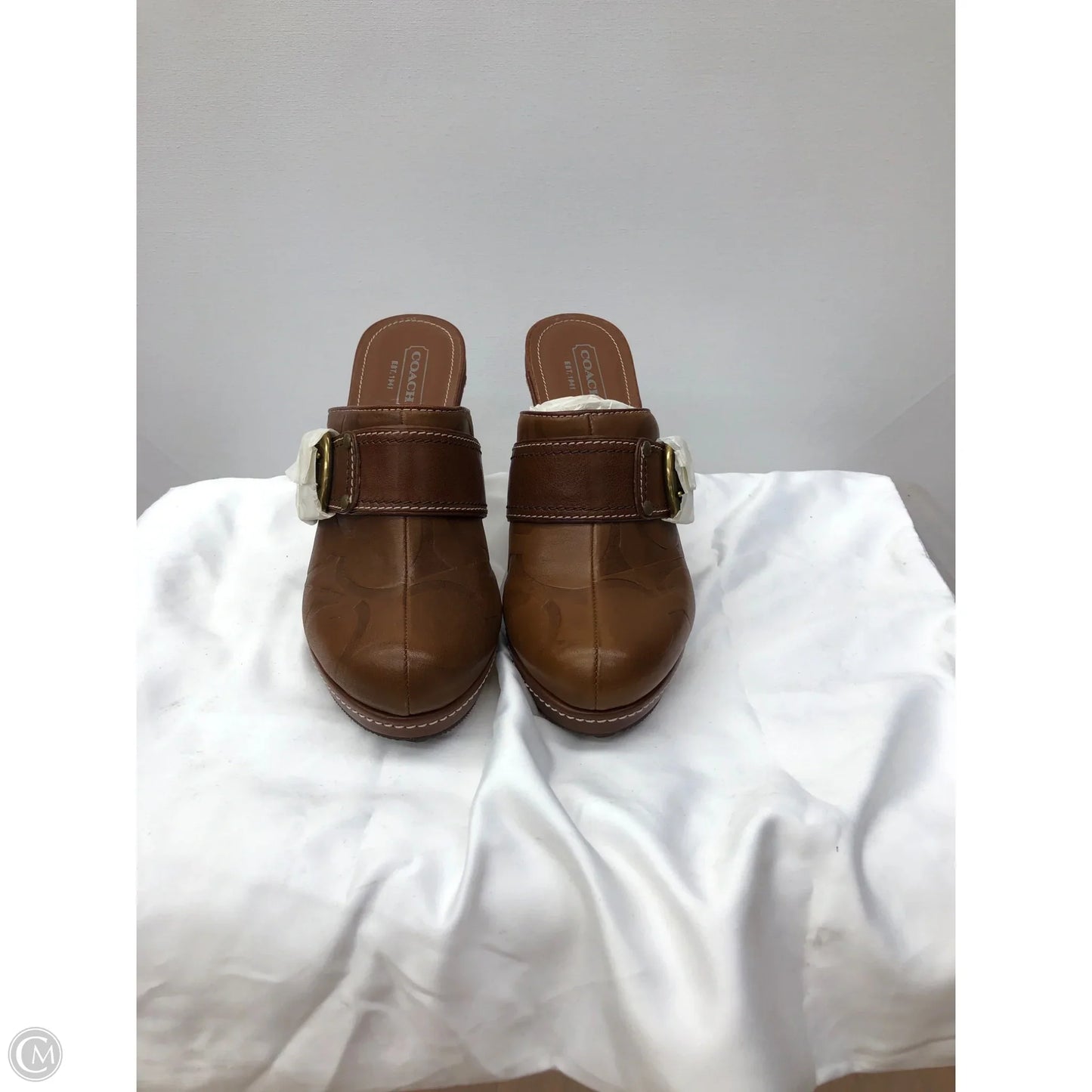 Shoes Designer By Coach In Brown, Size: 9.5