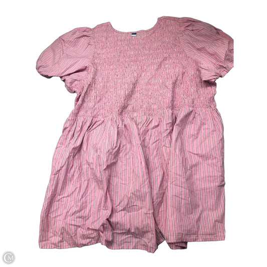 Dress Casual Short By Old Navy In Pink, Size: 4x