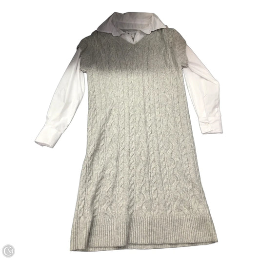 Dress Sweater By Cupcakes And Cashmere In Grey, Size: S
