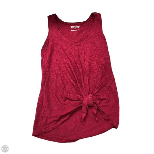 Tank Top By Express In Red, Size: S