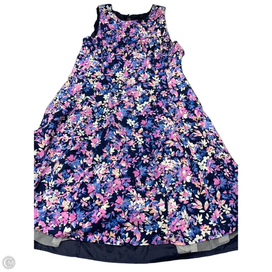 Dress Party Short By Liz Claiborne In Floral Print, Size: 18