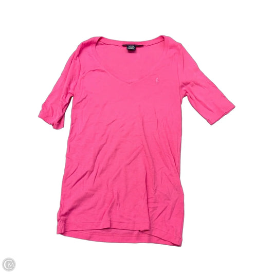 Top Long Sleeve By Ralph Lauren In Pink, Size: L