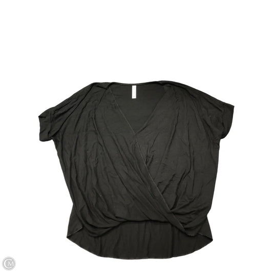 Top Short Sleeve By Zenana Outfitters In Black, Size: Xl