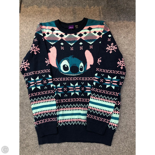 Sweater By Stitch Star In Blue & Pink, Size: L