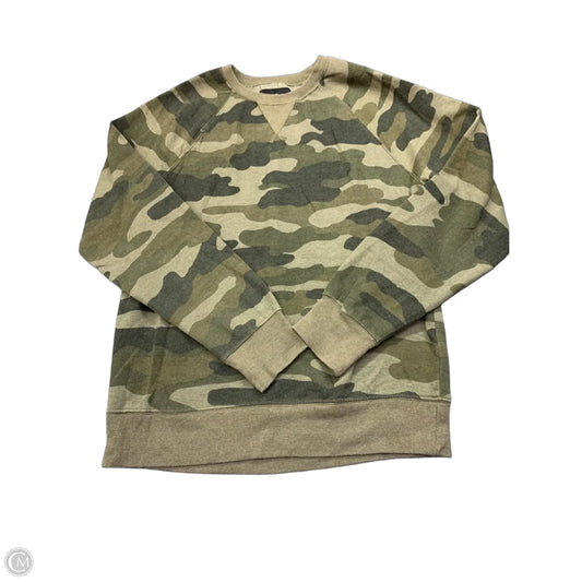 Sweatshirt Crewneck By Lucky Brand In Camouflage Print, Size: M