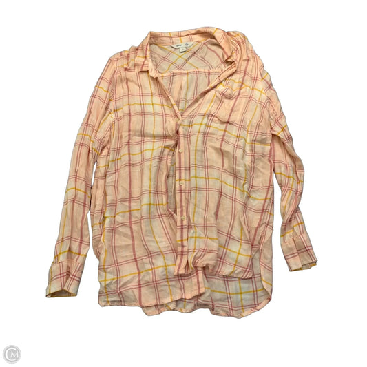 Top Long Sleeve By Old Navy In Pink, Size: Xl