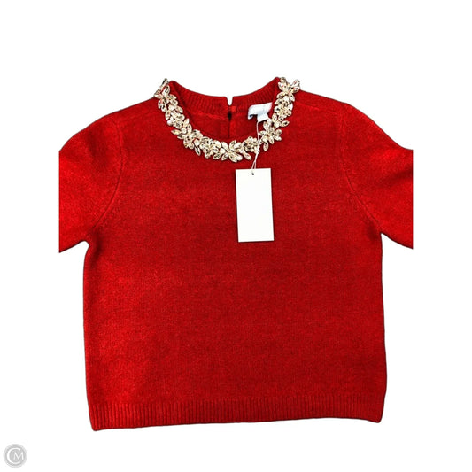 Sweater Short Sleeve By Antonio Melani In Red, Size: Xs