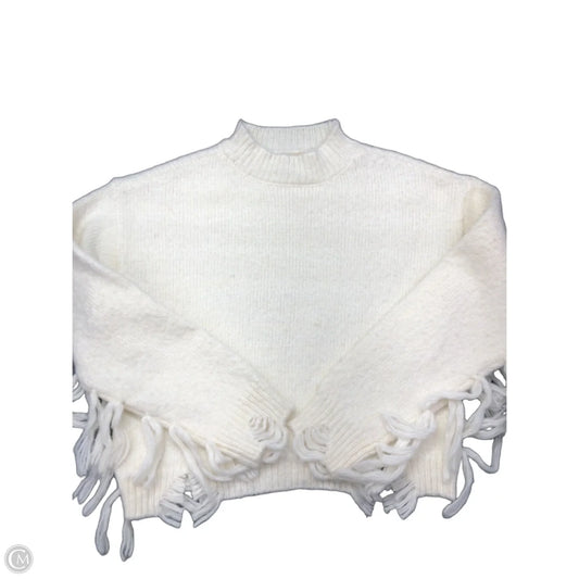 Sweater By Clothes Mentor In White, Size: Xl
