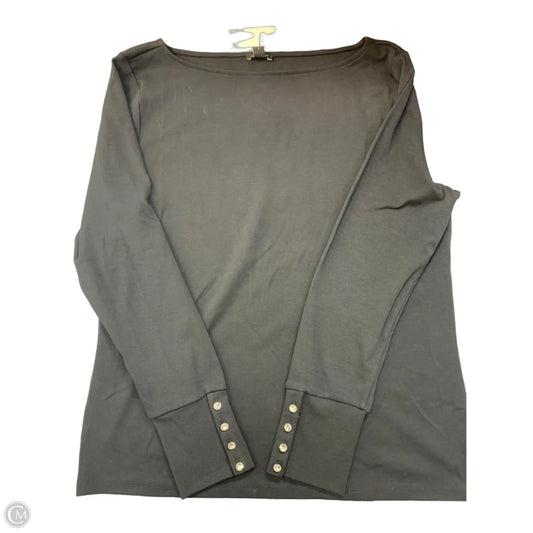 Top Long Sleeve By Ann Taylor In Black, Size: Xl