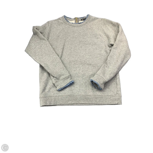 Sweatshirt Crewneck By J. Crew In Grey, Size: M