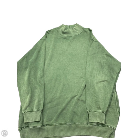 Sweatshirt Collar By Aerie In Green, Size: M