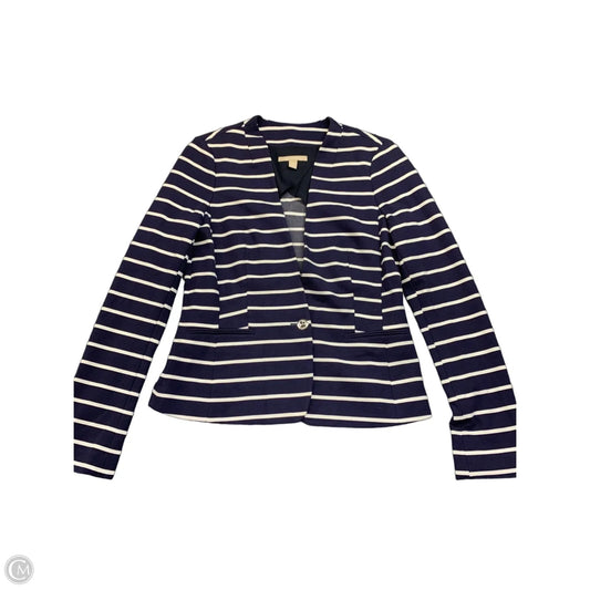 Blazer By Banana Republic In Blue & White, Size: 6