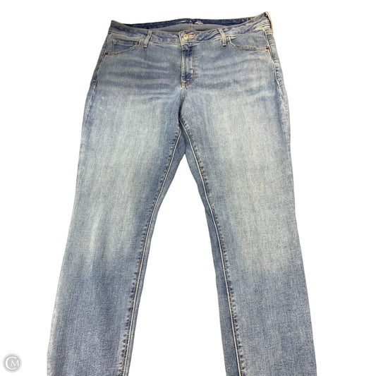 Jeans Skinny By Old Navy In Blue Denim, Size: 18
