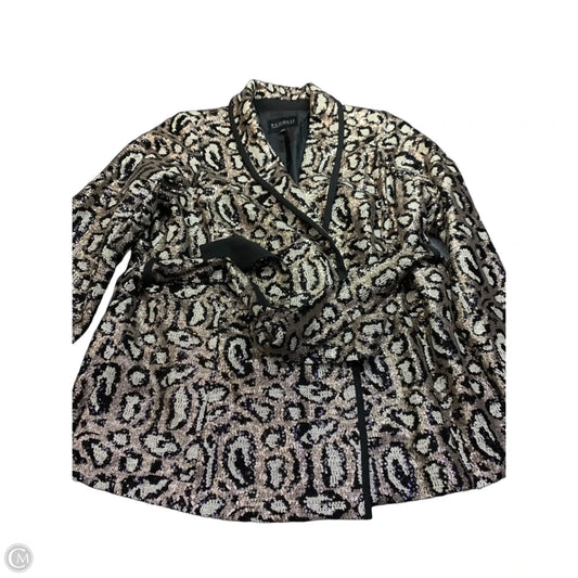 Blazer By Eloquii In Animal Print, Size: 14
