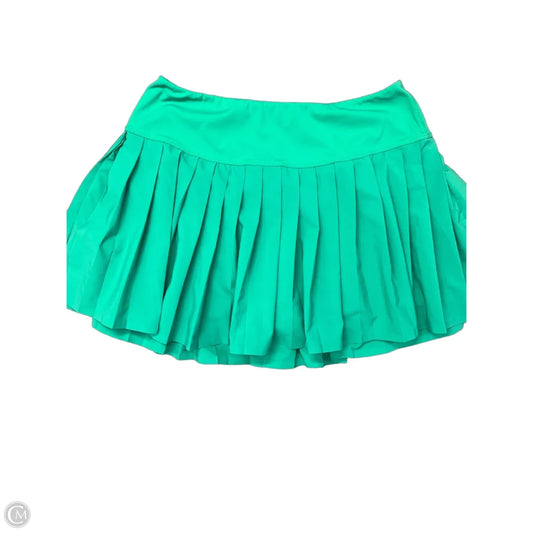Athletic Skort By Apana In Green, Size: Lp