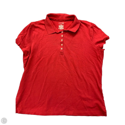 Top Short Sleeve By St Johns Bay In Red, Size: Xl