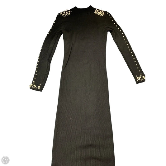 Dress Sweater By Clothes Mentor In Black & White, Size: M