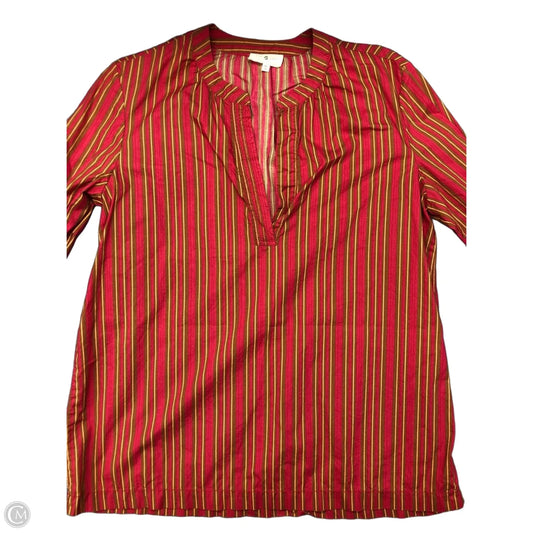 Blouse Long Sleeve By Lou And Grey In Orange & Pink, Size: M