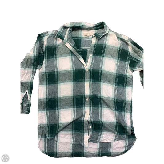 Top Long Sleeve By Loft In Green, Size: Xl