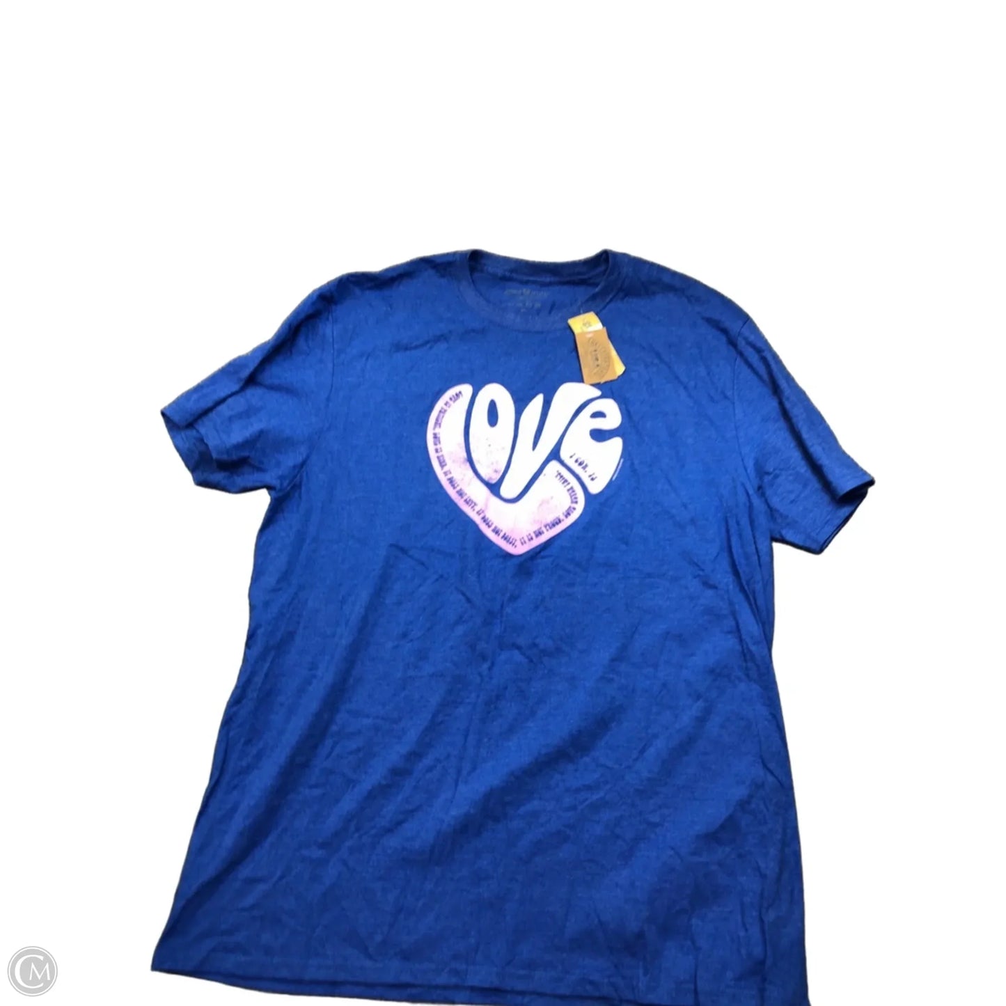 Top Short Sleeve By Clothes Mentor In Blue, Size: Xl