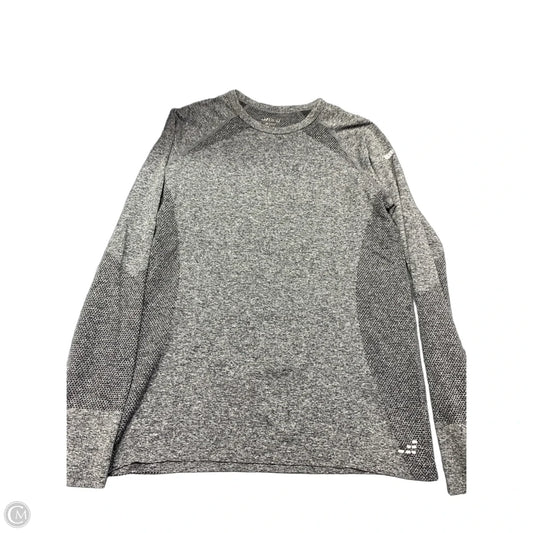 Athletic Top Long Sleeve Crewneck By Bcg In Grey, Size: M