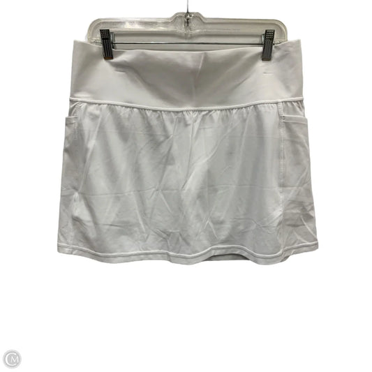 Athletic Skirt By Athleta In White, Size: Xl