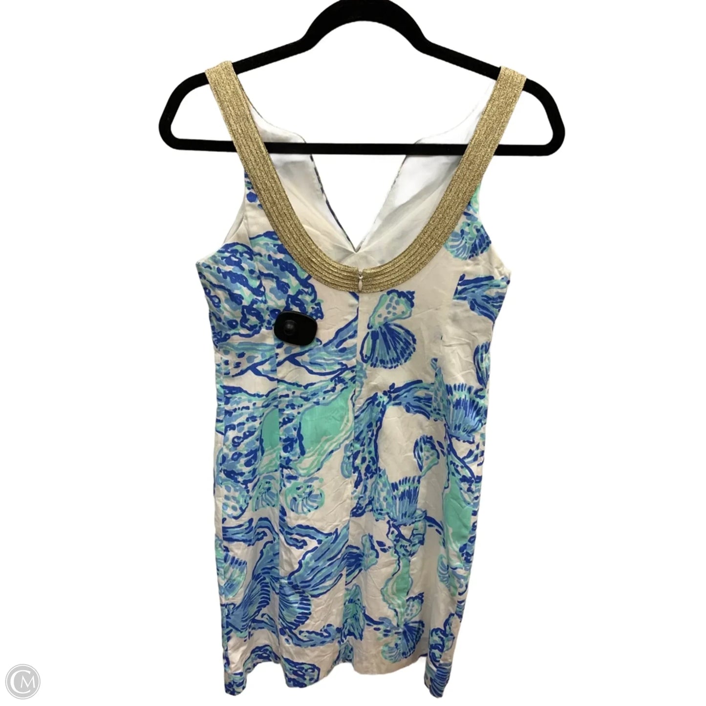 Dress Designer By Lilly Pulitzer In Blue & White, Size: 0