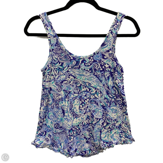 Tank Top Designer By Lilly Pulitzer In Purple, Size: Xxs