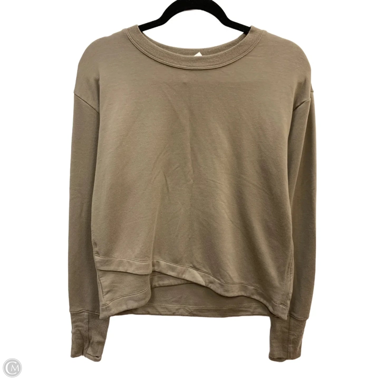 Sweatshirt Crewneck By Athleta In Brown, Size: S