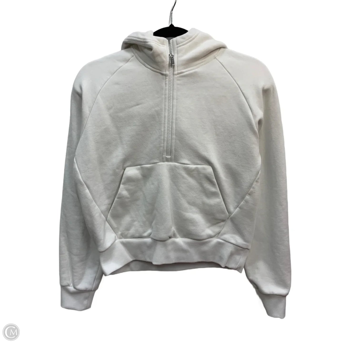 Sweatshirt Hoodie By Athleta In White, Size: Xs