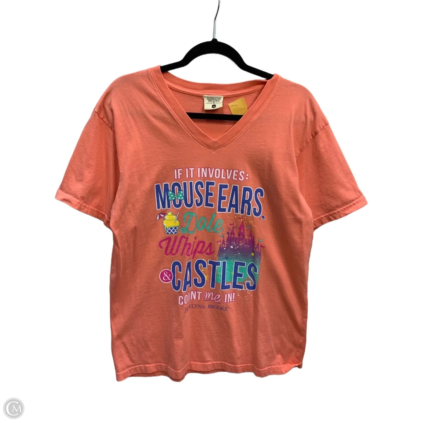 Top Short Sleeve By Clothes Mentor In Orange, Size: M