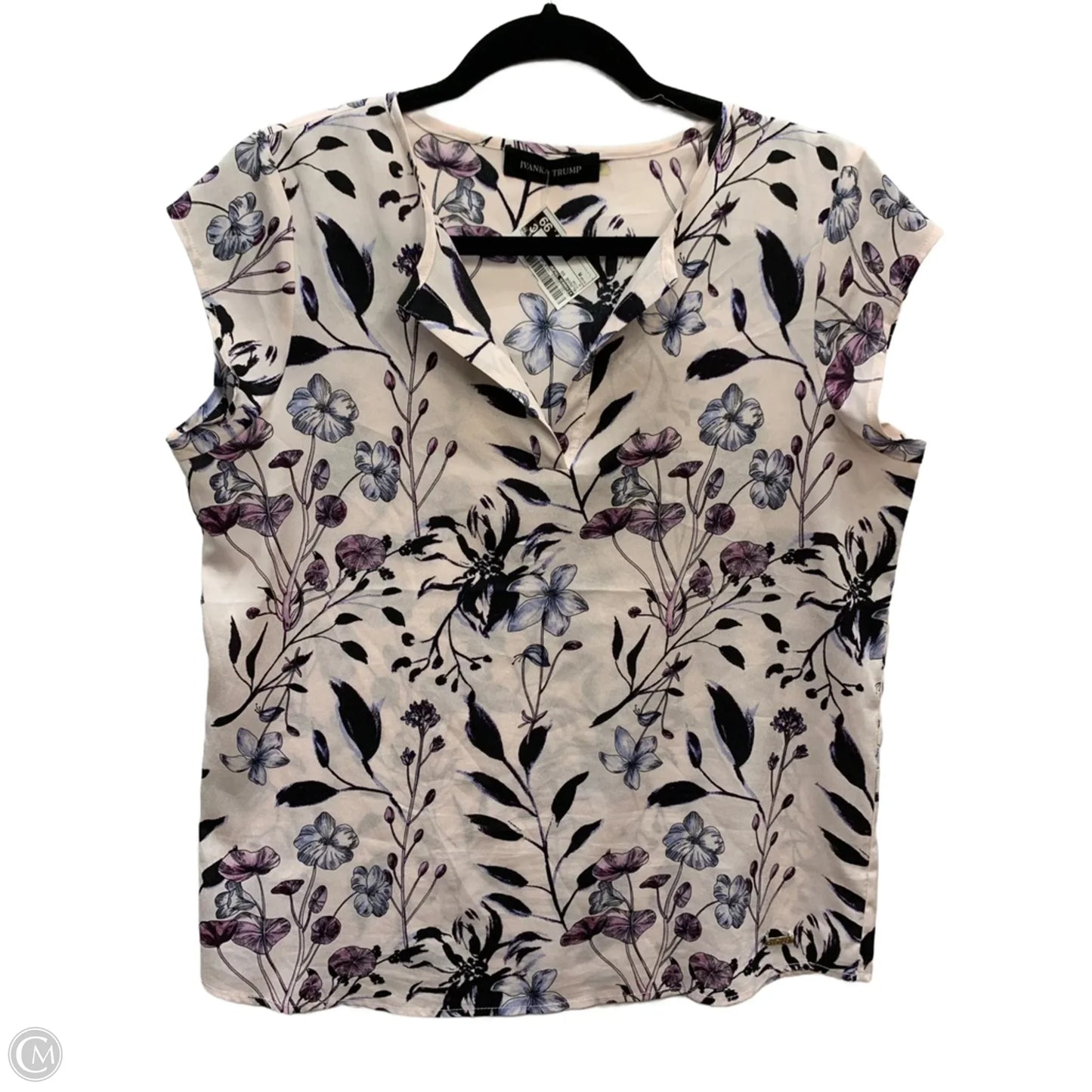 Blouse Short Sleeve By Ivanka Trump In Pink, Size: M