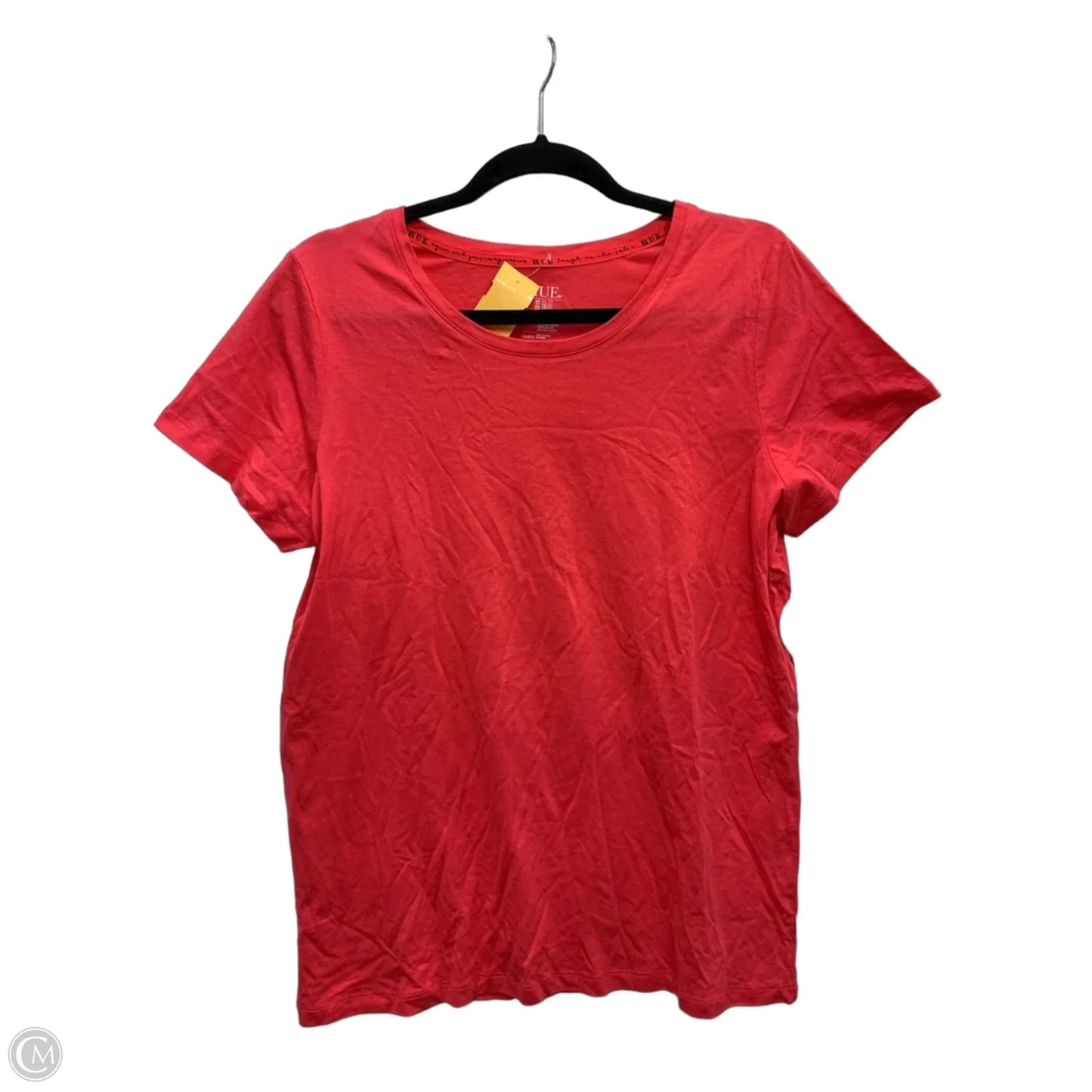 Top Short Sleeve By Hue In Pink, Size: M
