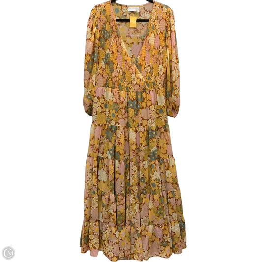 Dress Casual Maxi By Asos In Floral Print, Size: 14