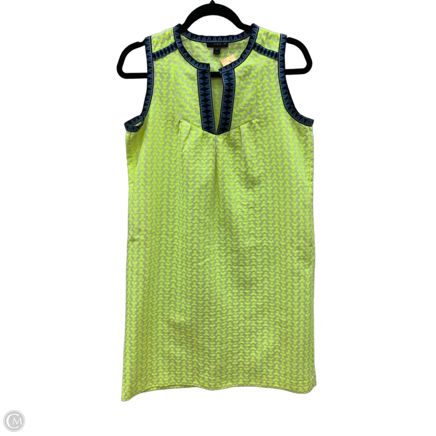 Dress Casual Midi By J. Crew In Yellow, Size: 0