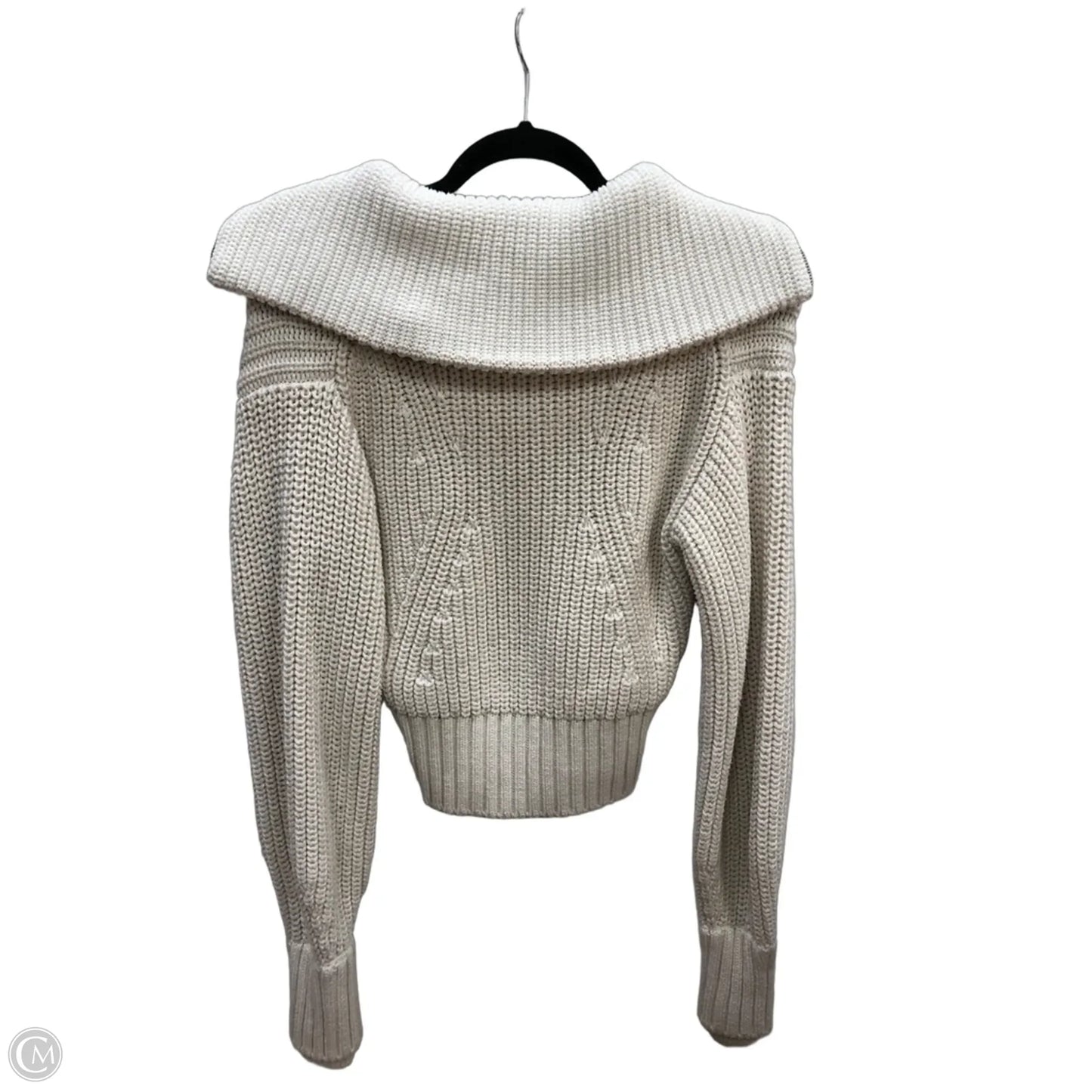 Sweatshirt Collar By Athleta In Cream, Size: Xxs