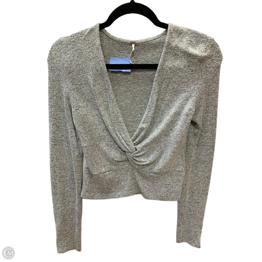 Top Long Sleeve By Free People In Grey, Size: Xs