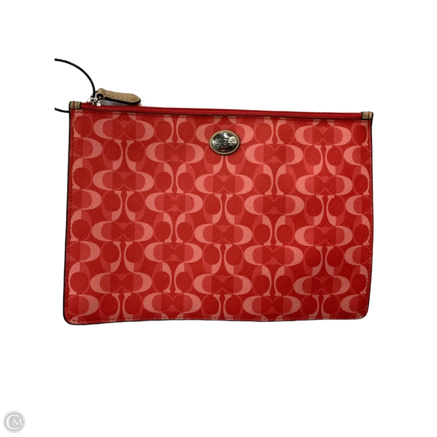 Makeup Bag Designer By Coach, Size: Medium