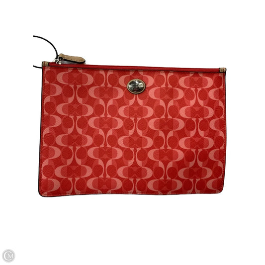 Makeup Bag Designer By Coach, Size: Medium