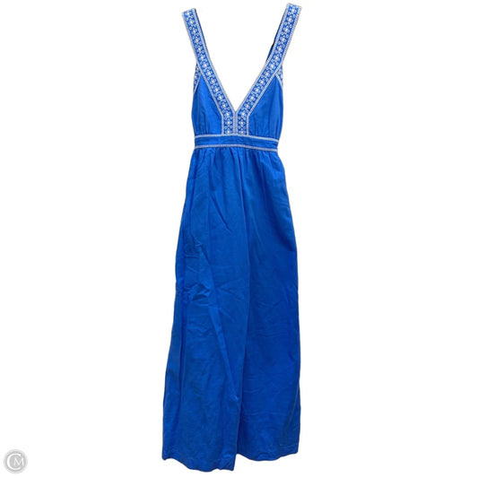 Dress Casual Maxi By J. Crew In Blue, Size: S