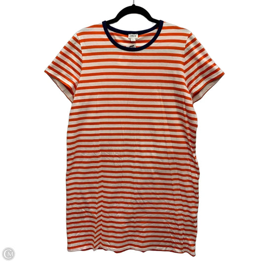 Dress Casual Midi By J. Crew In Striped Pattern, Size: L
