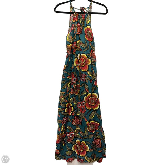 Dress Casual Maxi By Loft In Floral Print, Size: Xsp
