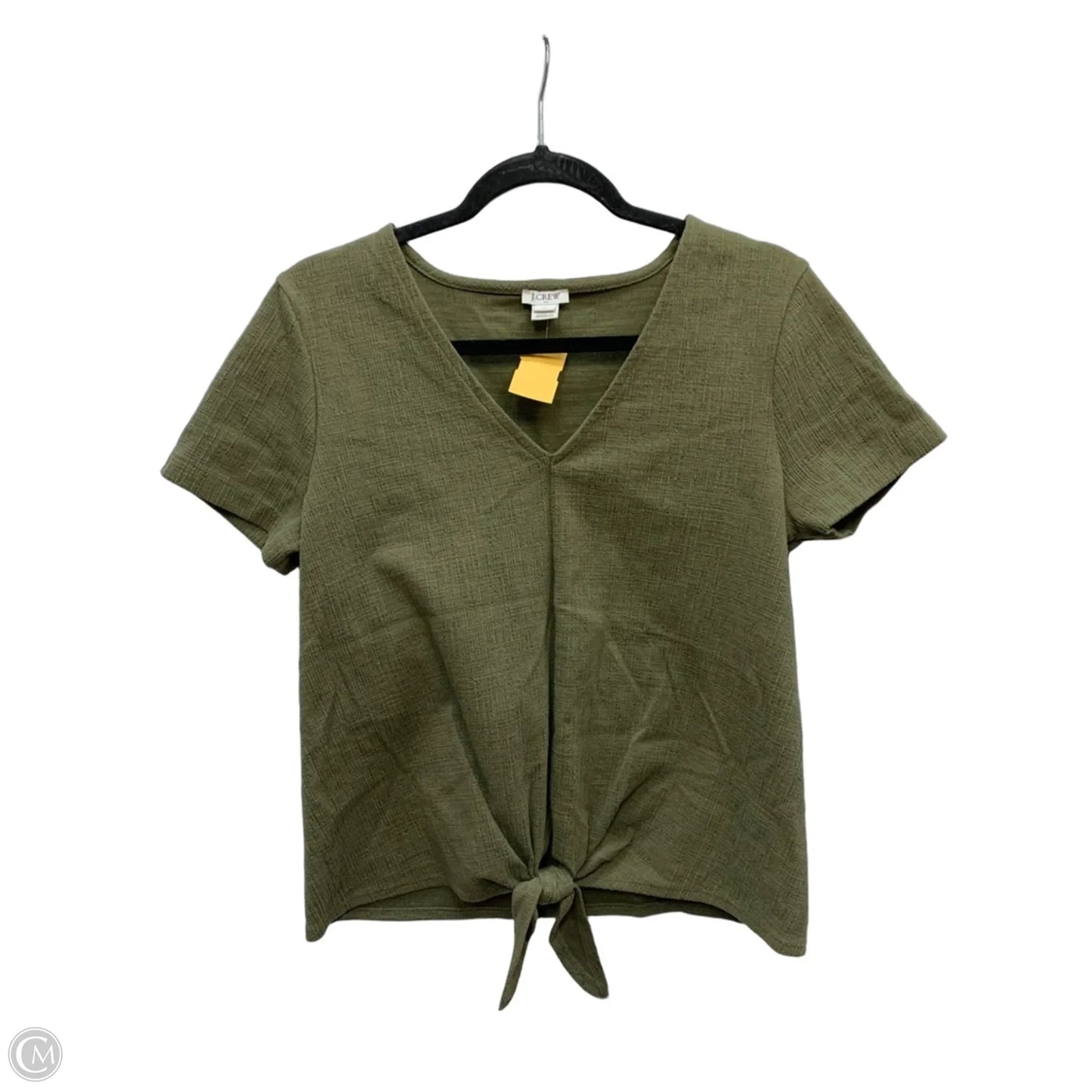Top Short Sleeve By J. Crew In Green, Size: M