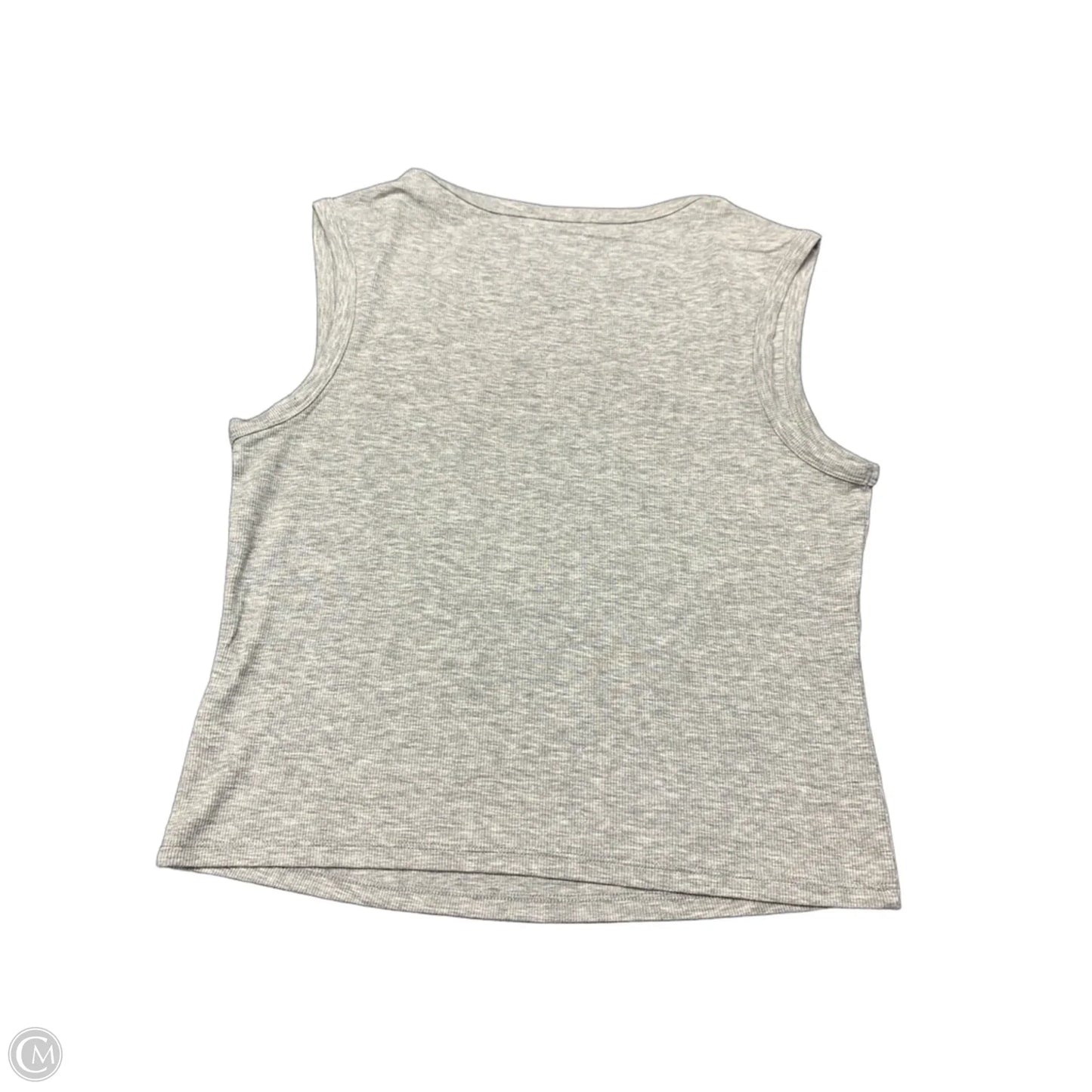 Tank Top By Clothes Mentor In Grey, Size: L