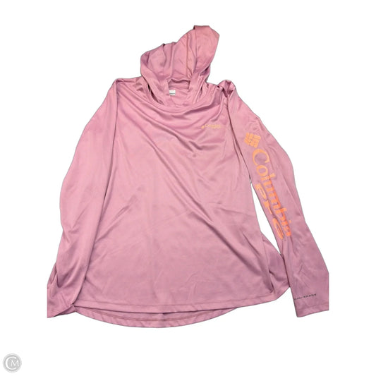 Top Long Sleeve Basic By Columbia In Pink, Size: Xxl