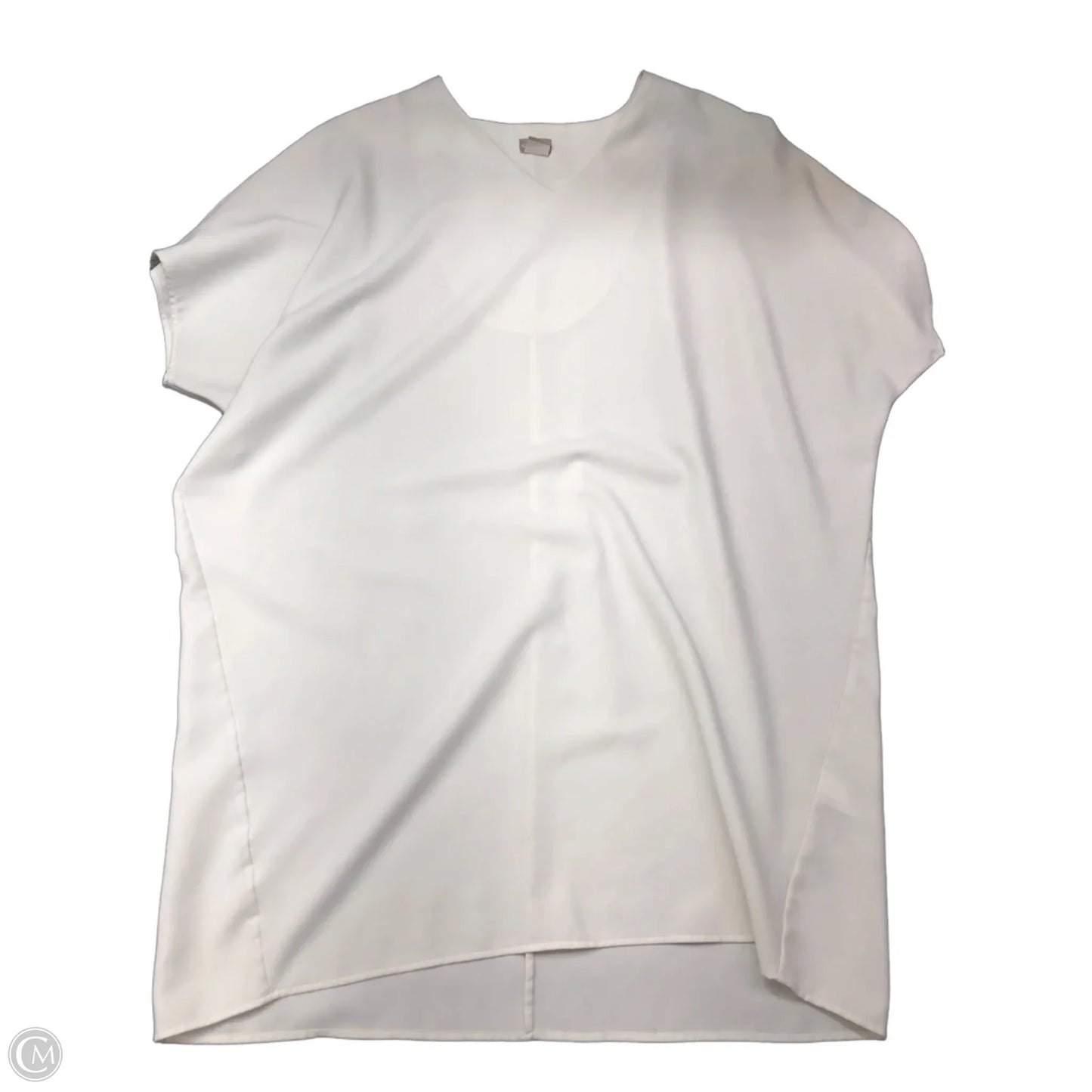 Top Short Sleeve Basic By Chicos In White, Size: 12